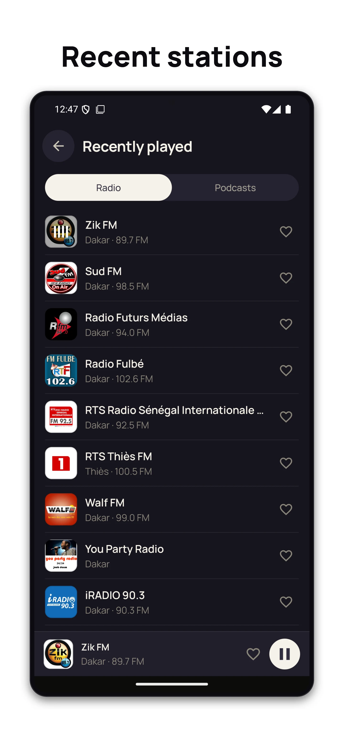Senegal Radio - FM Live Online screenshot